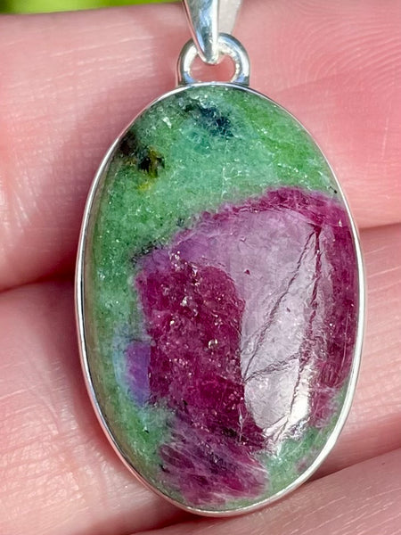 Ruby in Zoisite Pendant - Morganna’s Treasures