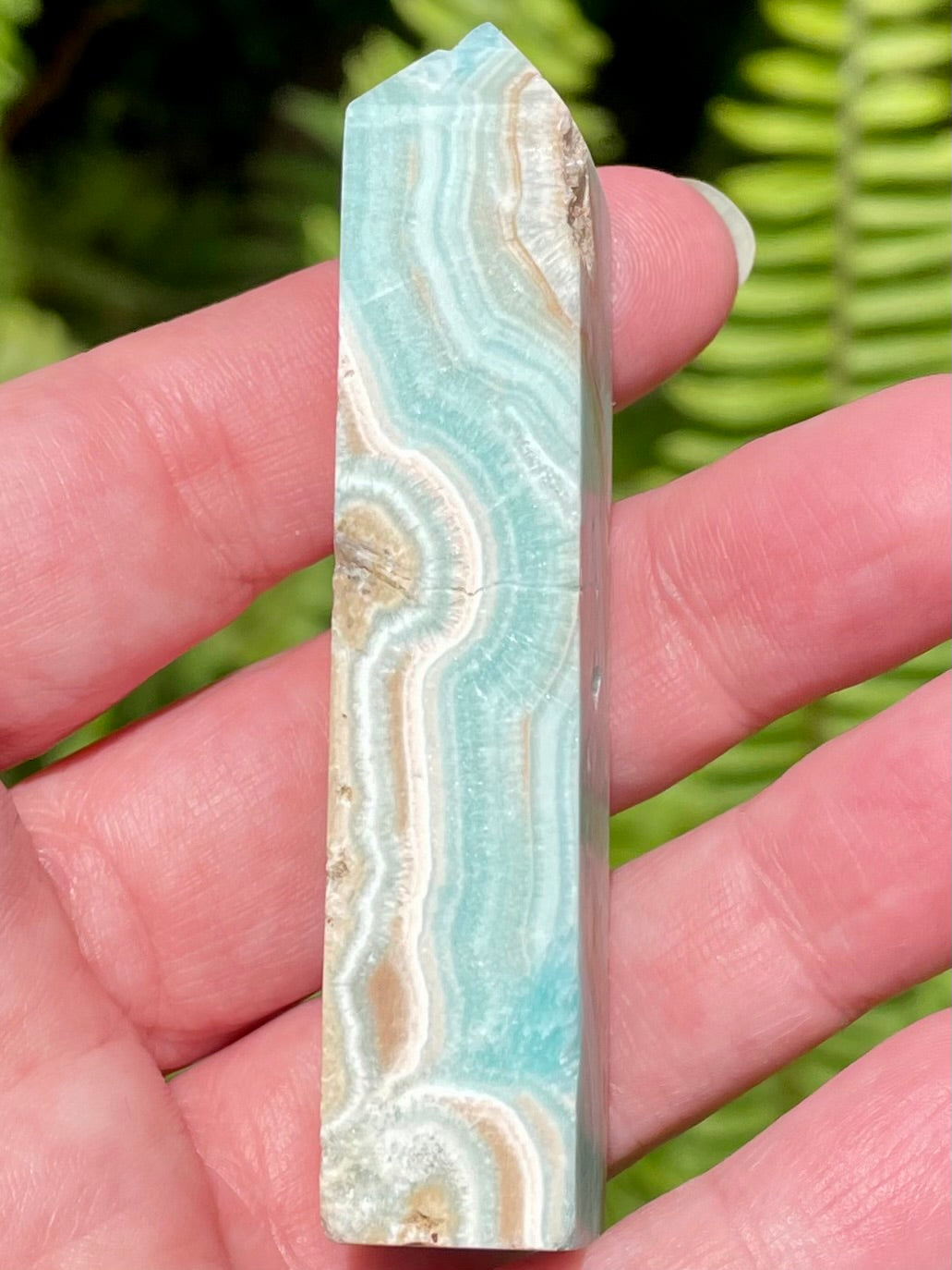 Small Hemimorphite Obelisk - Morganna’s Treasures 