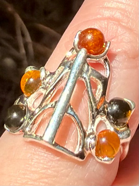 Baltic Amber Ring Size 4.5