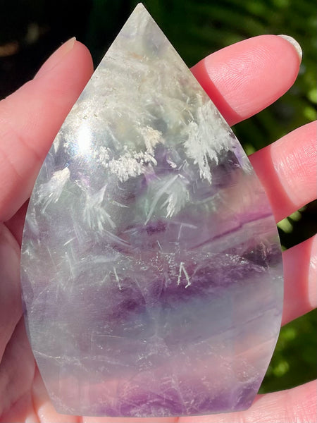 Beautiful Fluorite Flame