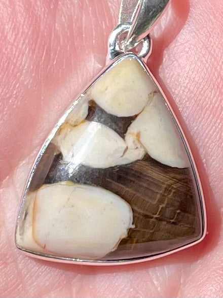 Peanut Wood Jasper Pendant - Morganna’s Treasures