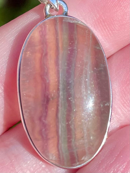 Rainbow Fluorite Pendant - Morganna’s Treasures