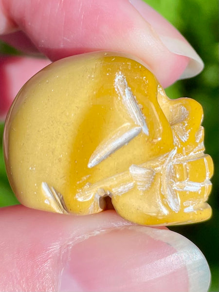 Yellow Jasper Skull - Morganna’s Treasures 