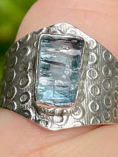 Beautiful Aquamarine Ring Size 8 - Morganna’s Treasures 