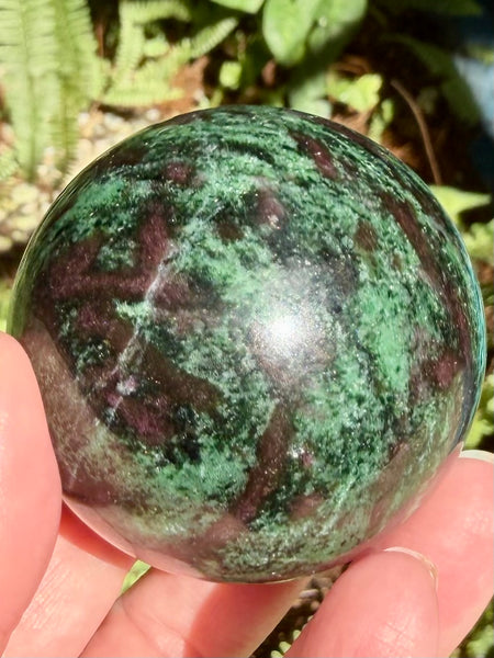 Ruby in Zoisite Sphere - Morganna’s Treasures