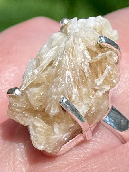 Barite with Cerussite Cluster Ring Size 7 - Morganna’s Treasures