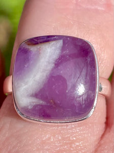 Chevron Amethyst Ring Size 7.5 - Morganna’s Treasures