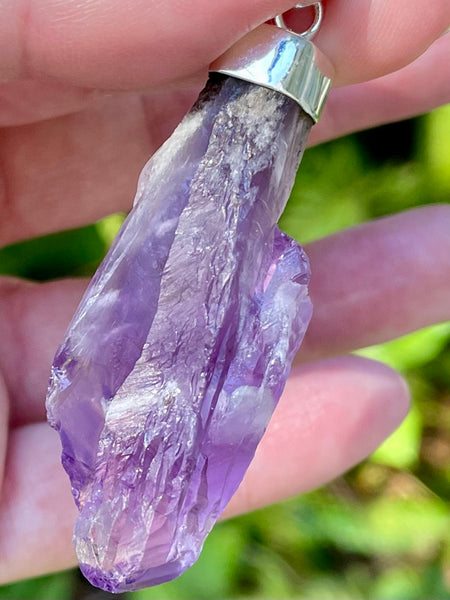 Elestial Root Amethyst Pendant - Morganna’s Treasures