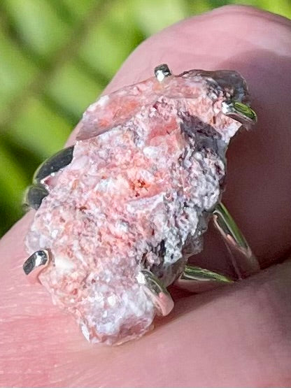 Rough Cinnabar Ring Size 6.5
