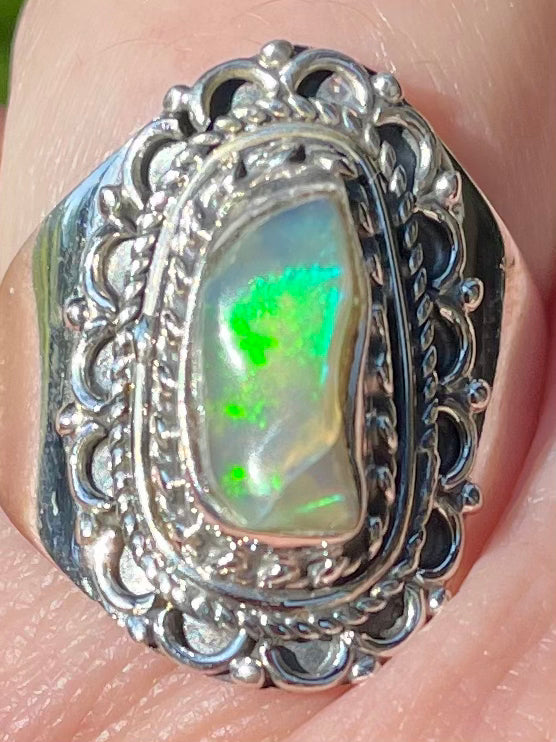 Ethiopian Opal Ring Size 8 - Morganna’s Treasures 