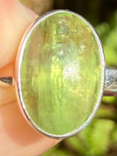Green Kyanite Ring Size 8 - Morganna’s Treasures