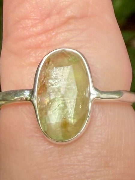 Green Kyanite Ring Size 5