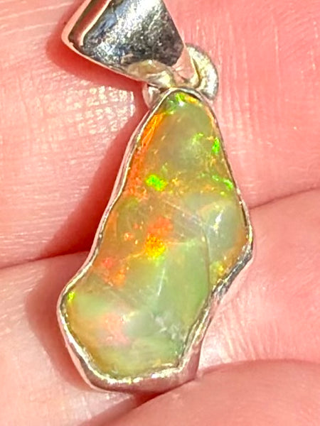 Stunning Rough Ethiopian Opal Pendant