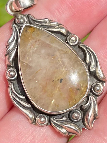 Rutilated Quartz Pendant - Morganna’s Treasures 