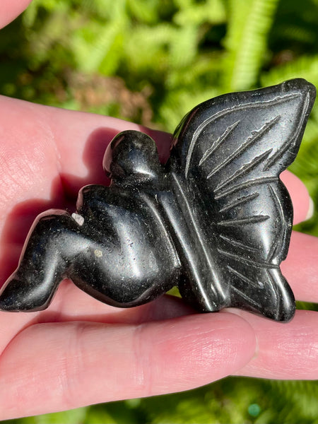 Black Obsidian Fairy - Morganna’s Treasures