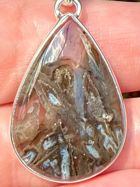 Turkish Tube Agate Pendant