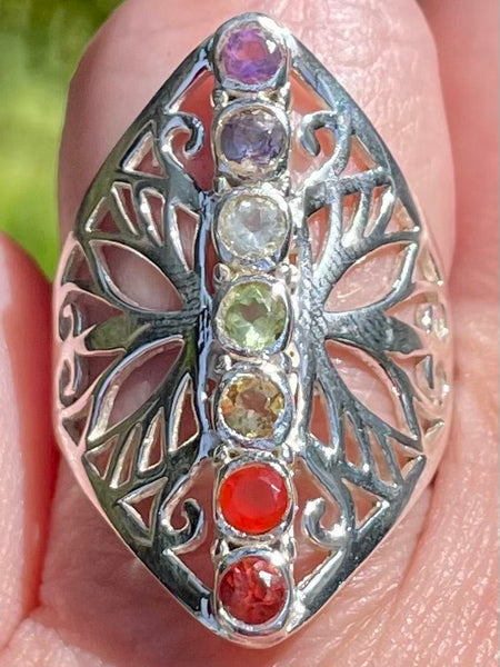 Gorgeous Chakra Alignment Ring Size 8.5 - Morganna’s Treasures 