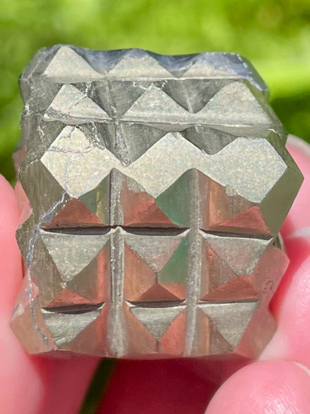 Pyrite Lemurian Power Cube - Morganna’s Treasures 