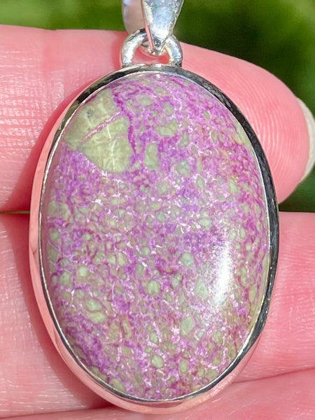 Variscite in Purpurite Pendant - Morganna’s Treasures 