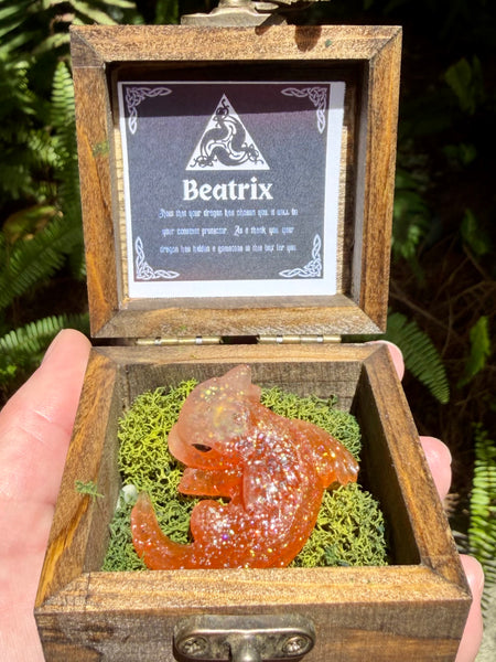 "Beatrix” Resin Dragon