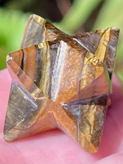 Small Tigers Eye Merkaba - Morganna’s Treasures