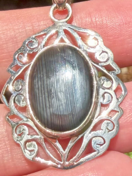 Psilomelane Pendant