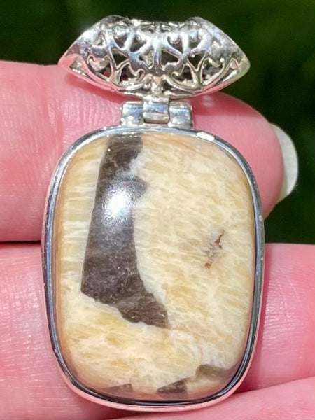 Peanut Wood Jasper Pendant - Morganna’s Treasures 