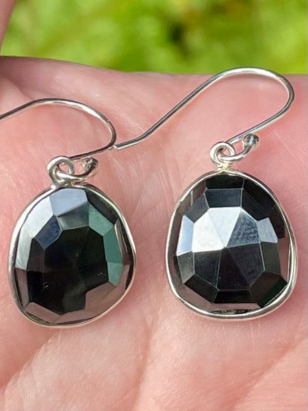 Faceted Hematite Earrings - Morganna’s Treasures 