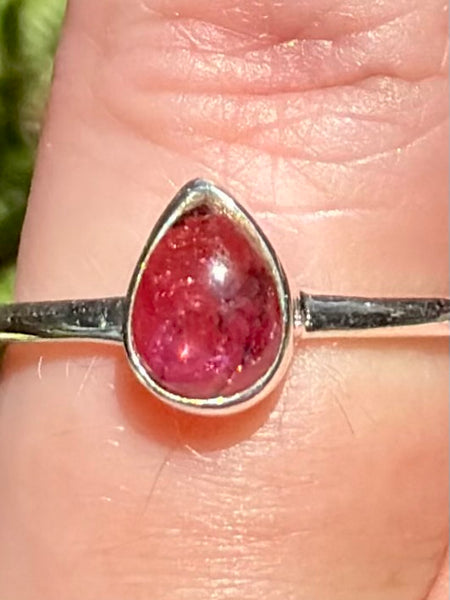 Pink Tourmaline Ring Size 6