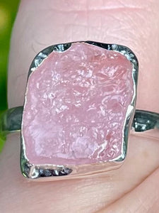 Rough Morganite Ring Size 6 - Morganna’s Treasures 