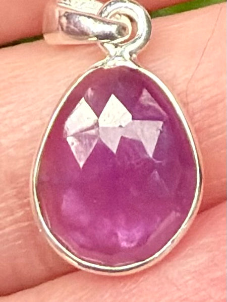 Faceted Purple Amethyst Pendant