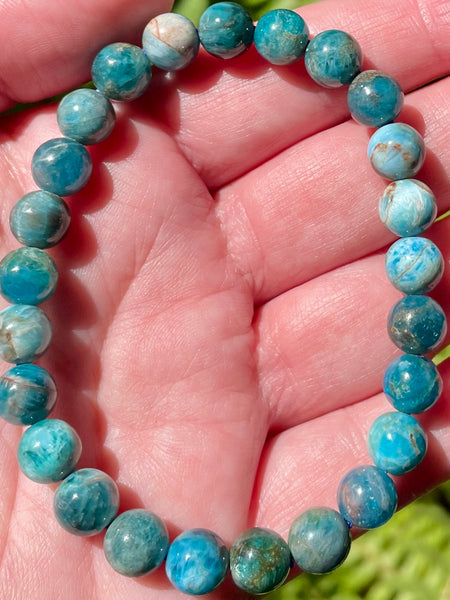 Blue Apatite Bracelet - Morganna’s Treasures