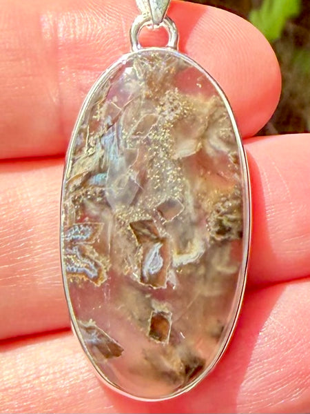 Turkish Tube Agate Pendant - Morganna’s Treasures