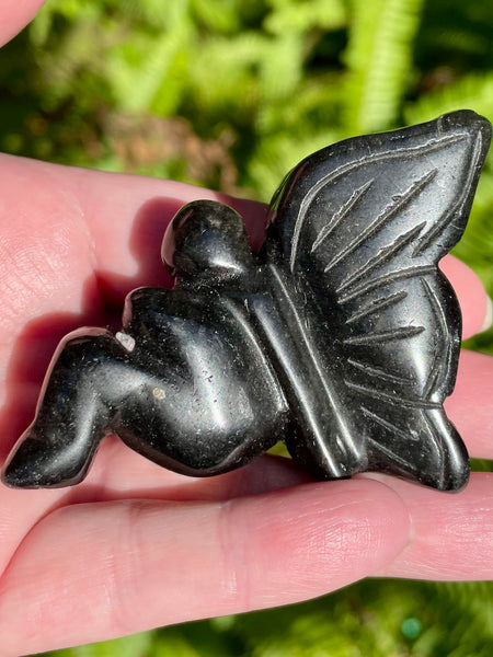 Black Obsidian Fairy - Morganna’s Treasures