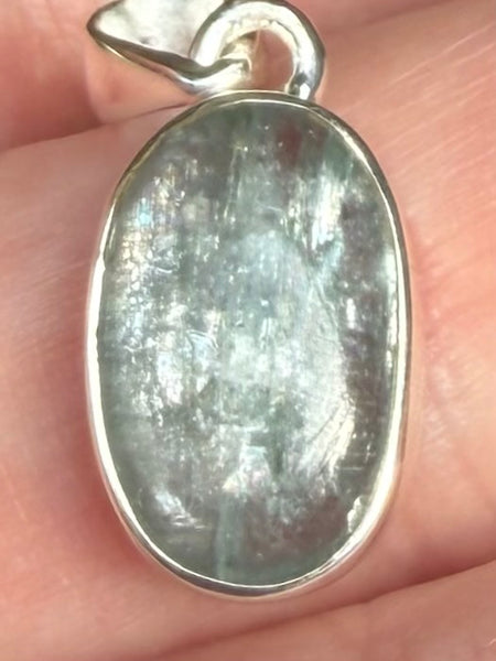 Aqua Kyanite Pendant