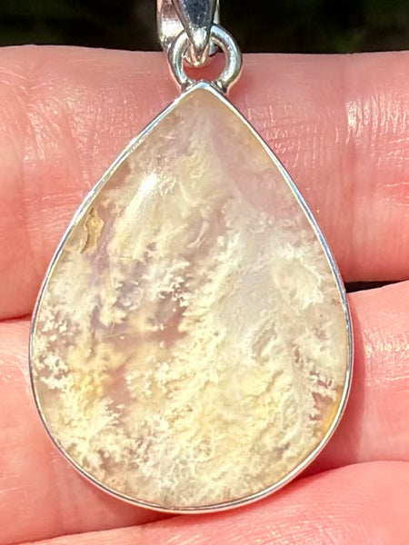 Graveyard Plume Agate Pendant