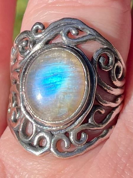 Stunning Labradorite Ring Size 7.5