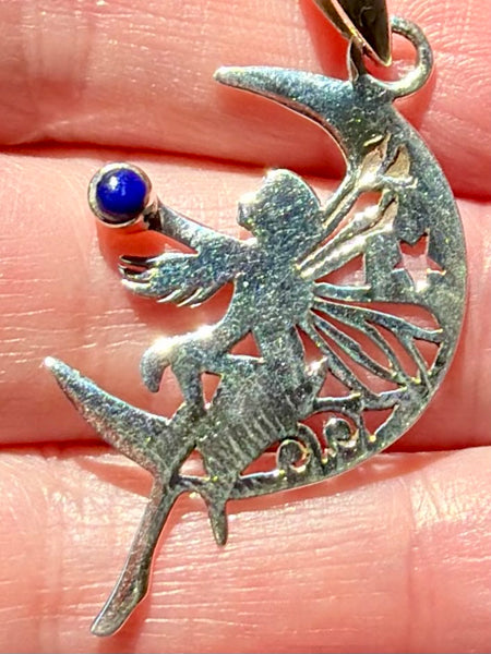 Lapis Lazuli Fairy Pendant - Morganna’s Treasures