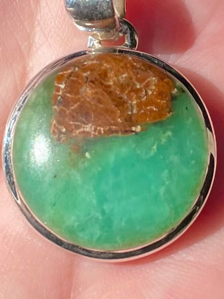 Boulder Chrysoprase Pendant - Morganna’s Treasures