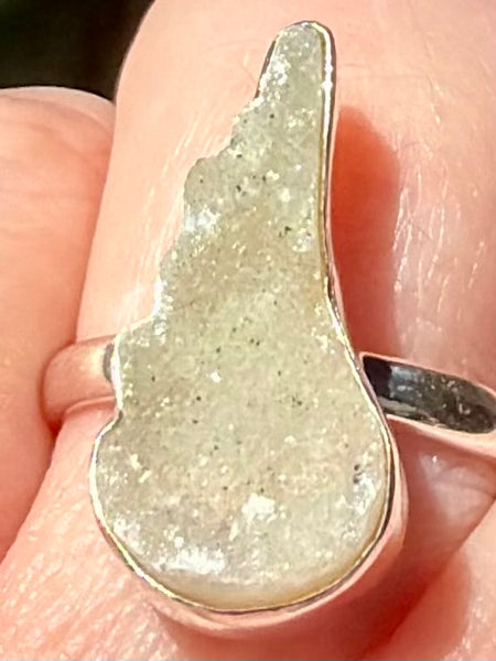 Quartz Druzy Ring Size 8