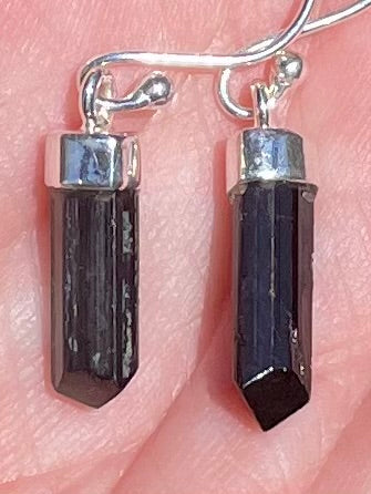 Black Tourmaline Earrings - Morganna’s Treasures 