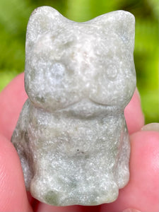 Grey Chalcedony Cat - Morganna’s Treasures 