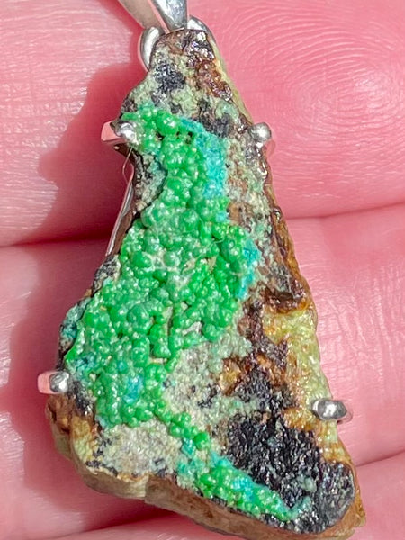 Rough Conichalcite Pendant - Morganna’s Treasures