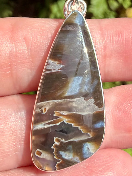 Turkish Tube Agate Pendant - Morganna’s Treasures