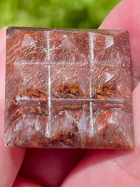 Red Tigers Eye Lemurian Power Pyramid - Morganna’s Treasures 