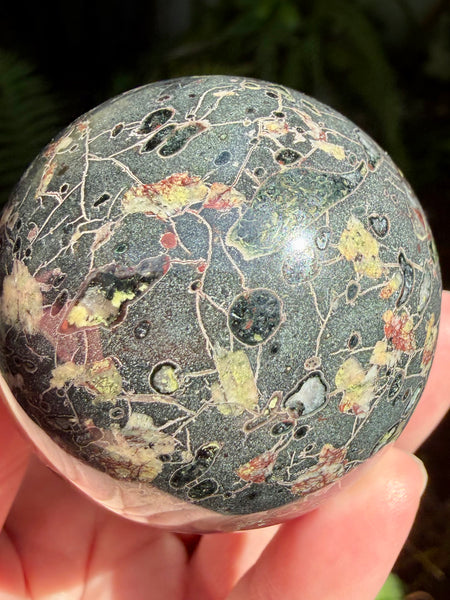 Brecciated Jasper Sphere