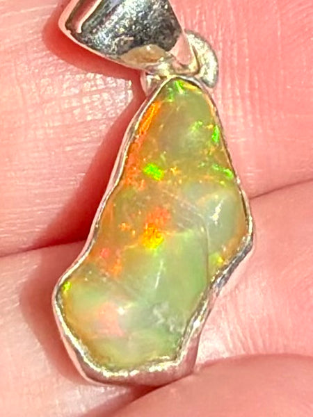Stunning Rough Ethiopian Opal Pendant