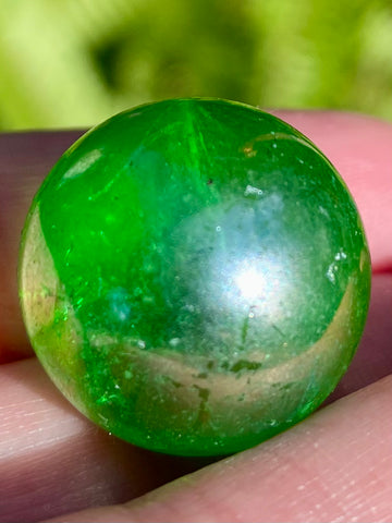 Green Angel Aura Quartz Spheres - Morganna’s Treasures 