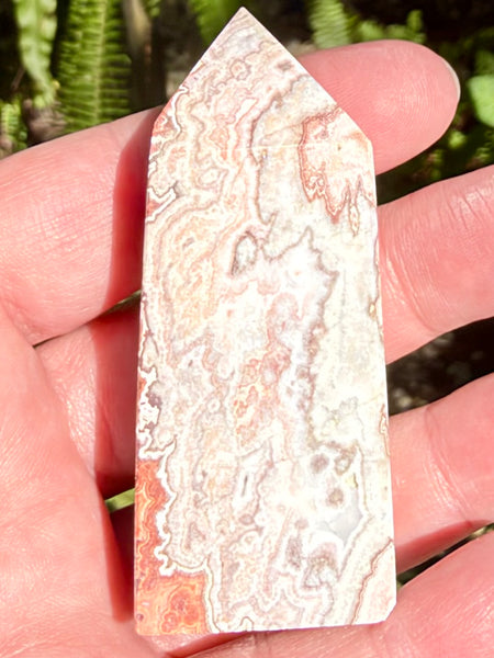 Crazy Lace Agate Obelisk