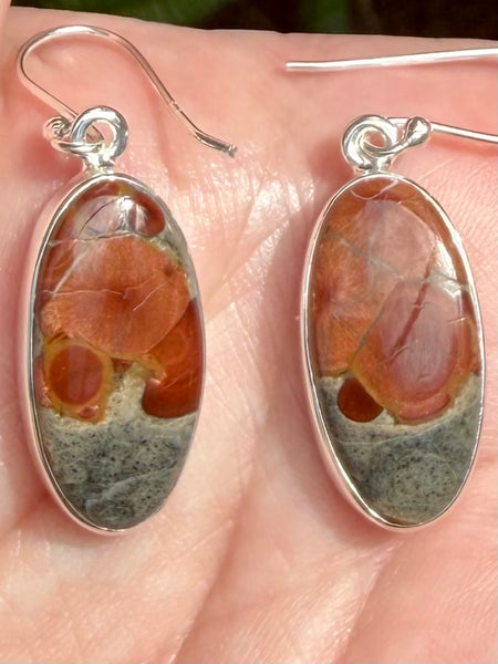 Peanut Obsidian Earrings - Morganna’s Treasures